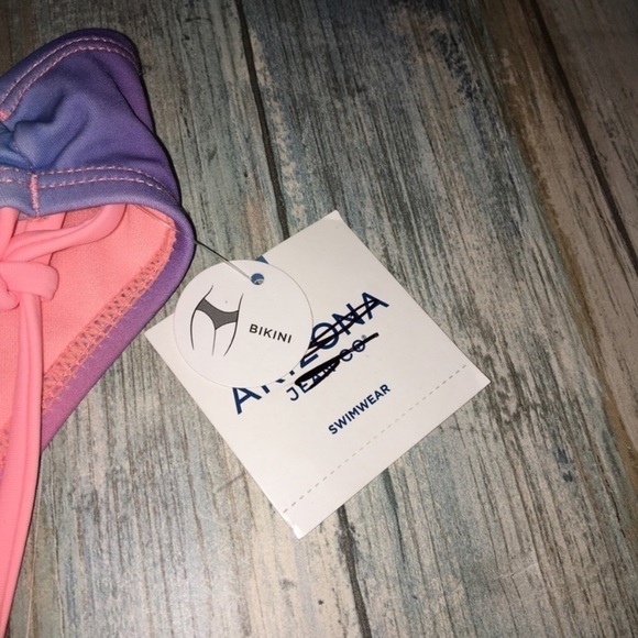 NWT Arizona Jeans Co Rainbow Bikini Bottoms - Picture 3 of 5